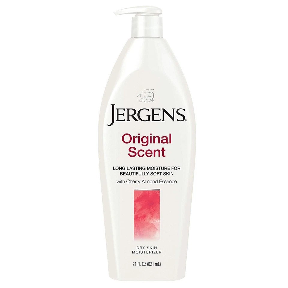 Jergens Original Scent Moisturizer Cherry Almond Dry Skin Body Hand Lotion 21oz