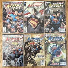 Superman Action Comics #1-18, #0 New 52 Comic Book Lot DC Comics 2011-2013