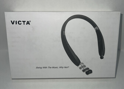 #ad Victa Wireless Headset Model 991 White Bluetooth With Charger $25.00