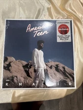 Khalid American Teen Double LP Translucent Blue Vinyl Limited Edition NEW Sealed