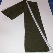 Vintage US Army Scarf Mens One Size Olive Green Wool OG-208 8440-00-823-7520