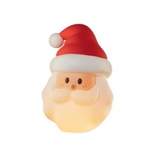 Santa Claus Night Light for Kids, Cute Christmas Gifts, Silicone Squishy LED