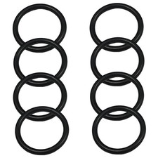 Plunger Rubber O-Rings for 3-Tier Sink Drain - 8 Pack Replacement Parts