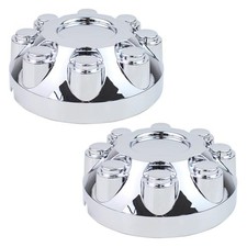 Front Rear Driver Passenger Side Wheel Hub Center Cap Chrome for Dodge Ram