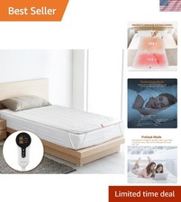 Heated Mattress Pad Twin Size Water Resistant Adjustable DreamCozy Bed Warmer