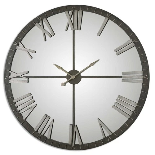 Uttermost 06419 Bronze Amelie 60" Diameter Metal Wall Clock - Picture 4 of 4