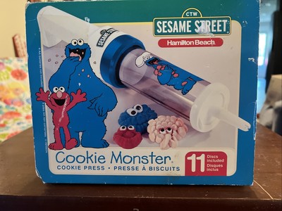 Cookie Monster Hamilton Beach Cookie Press Sesame Street Jim Henson NIB