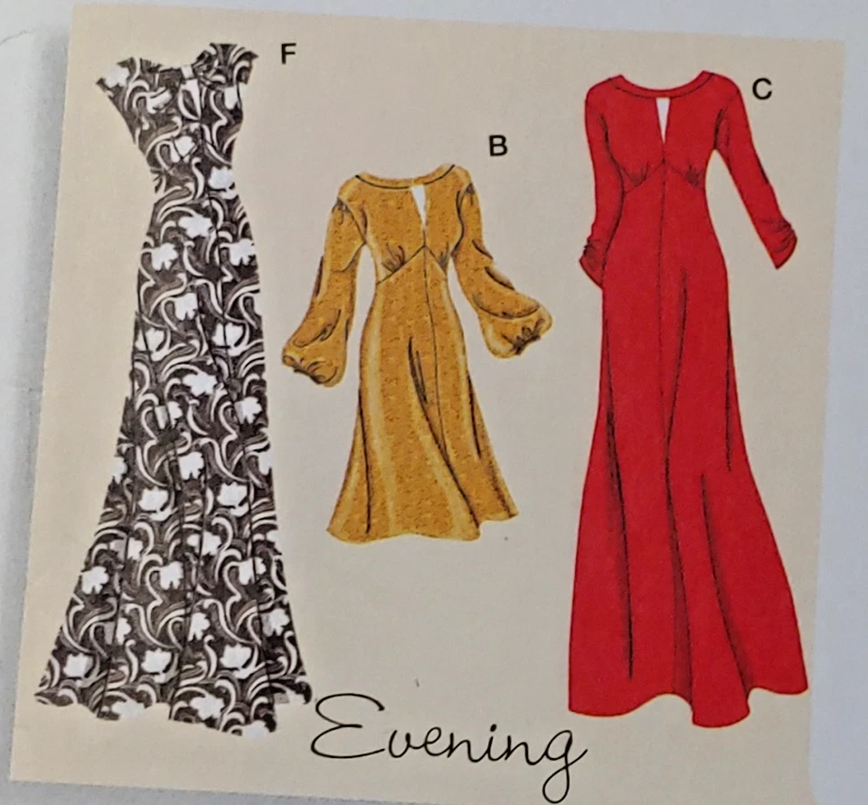 Simplicity 2801 Dress in 3 Lengths Sleeve & Bodice Variations Pattern Sizes 6-14 - Image 4 of 4