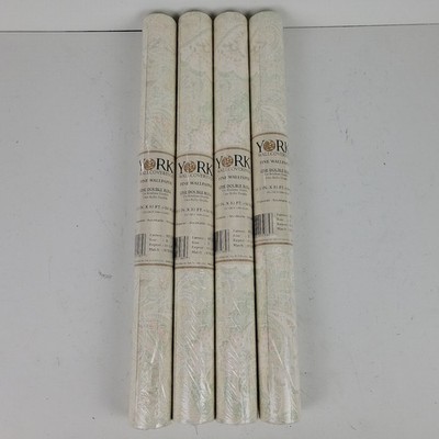 York Wallcoverings Pre Pasted Wallpaper 4 Double Rolls