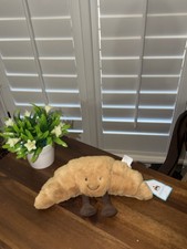 Jellycat London Amuseables Croissant Stuffed Animal Plush Nwt