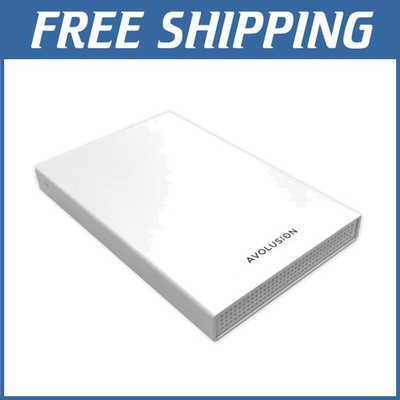 Portable 1TB Gaming Hard Drive - White for PS5=