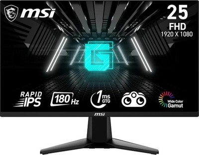 MSI G255F 24,5-Zoll-FHD-Gaming-Monitor   1920 x 1080 Rapid IPS-Panel, 180 Hz