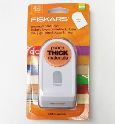Fiskars Punch Thick Tag 1'' Crafting Punch 109130