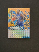 2020-21 Panini Mosaic - Scripts James Ennis #SC-JEN Orange Prizm Auto