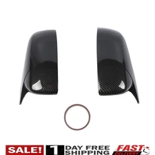 2PCS Side Door Rearview Mirror Cover For Mitsubishi Lancer X 10 EX EVO 2008-2016