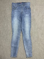 Spanx Skinny Jeans Womens Small Medium Wash High Rise Shaping Stretch Denim Pant