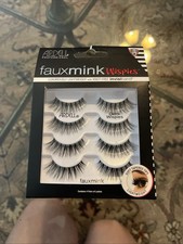 New Ardell False Lashes Faux Mink Demi Wispies 4 pairs BIN