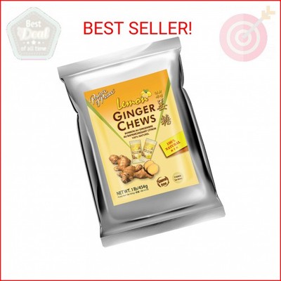 Prince of Peace Ginger Chews With Lemon, 1 lb.   Candied Natural Candy