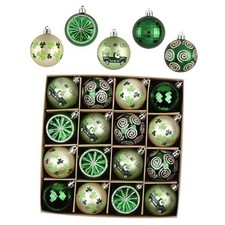 St Patricks Day Decorations Shamrock Tree Ornament Setpcs 2.36inch Hanging 16