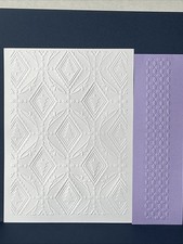 Anna Griffin Cuttlebug Diamond Tree Embossing Folder  Slimline