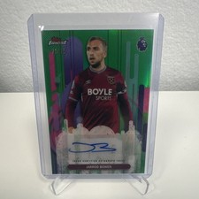 2026 Topps Finest Premier League Jarrod Bowen West Ham Green Autograph /75
