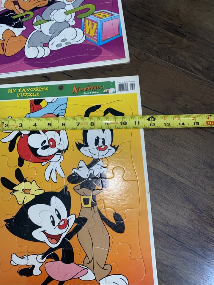 Lote de 4 rompecabezas Warner Bros Inc 1997 vintage en total Foto 3 de 4