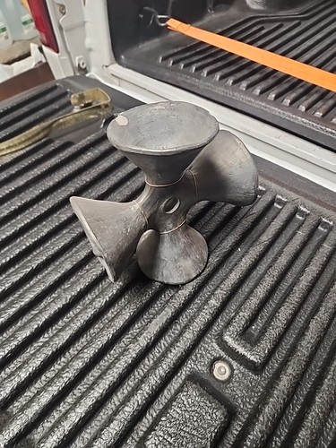 VTG OAXACA BLACK CLAY WEDDING BELL HOUSE EAMES