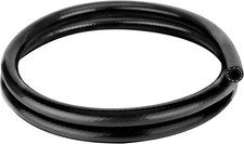 3/8" Silicone Heater Hose Radiator Coolant Hose - 60PSI - 5FT - Black