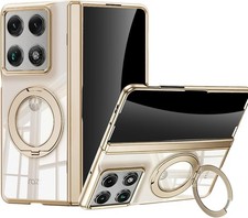 For Moto Razr Fold 2026 Magnetic Ring Stand Privacy/HD Screen Hinge Protect Case