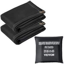 VEVOR Emergency Fire Blankets Fiberglass Welding Blanket 2 Pack Fire Blankets