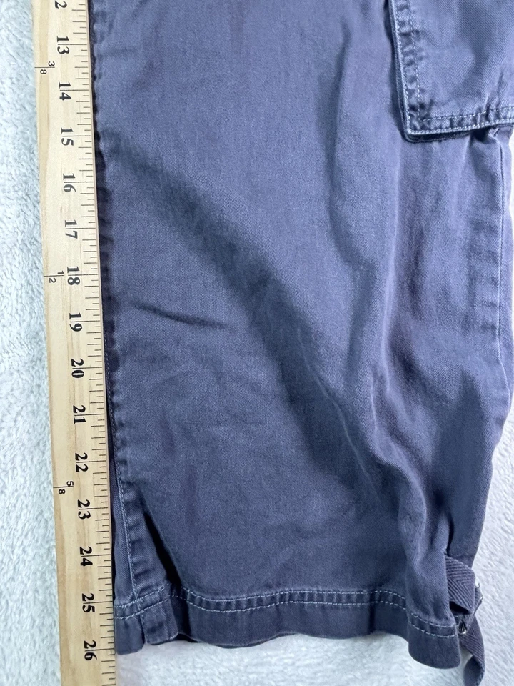 Pantalones cargo Unionbay para mujer gris oscuro talla 5 bolsillos con cremallera estilo vintage años 90 Foto 4 de 4