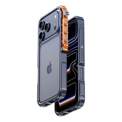 Rugged Aluminum Bumper Case For iPhone 17 Pro Max 16 15 Shockproof Metal Cover