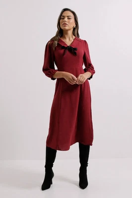Dorothy Perkins Berry Midi Dress Womens Casual Dresses