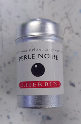 J Herbin Schreibtintenpatronen - Schwarz (6er Pack)