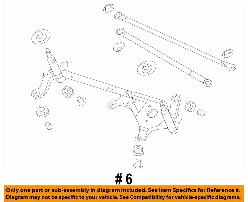 WINDSHIELD WIPER TRANSMISSION Acura RLX 14 15 16 17 76530TY2A02 1296951 - Image 4 of 4