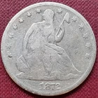 1872 Seated Liberty Half Dollar 50c Better Grade #98331