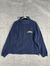 Ben  Jerry  s Full Zip Fleece Blue Jacket Women  s Sz L USA