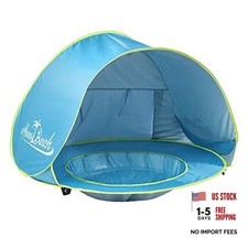 Baby Beach Tent Pop Up Portable Shade Pool UV 01 Blue Baby Beach Tent