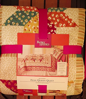 Better Homes and Gardens Eight-Pointed Star Quilt Full/Queen 86x86 Multicolor