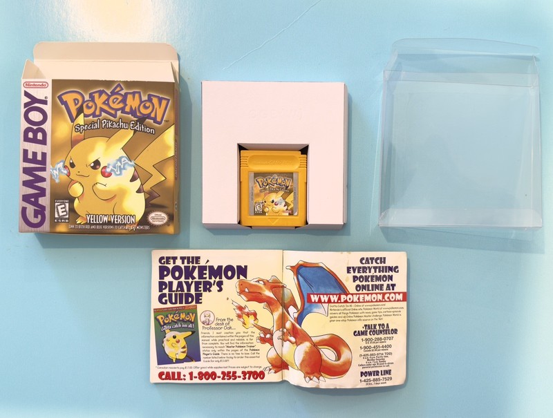 Pokemon Yellow Version Nintendo Game Boy Second Printing VGC