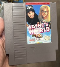 Wayne's World NES Game Cartridge Nice  Condition WORKS Nintendo