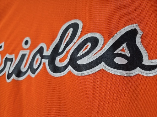 Vtg Majestic MLB Cooperstown Collection Baltimore Orioles Practice Jersey SZ 5XL - Picture 6 of 23