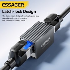 Essager RJ45 Female to Female Gigabit Ethernet Coupler Adapter for Cat8 Cable