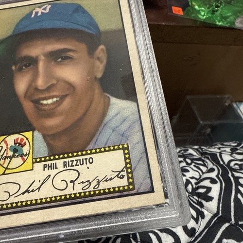1952 Topps Phil Rizzuto #11 Black Back PSA 4 New York Yankees MVP HOF Scooter - Bild 6 von 24