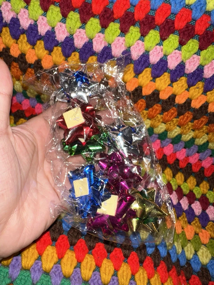 Lote Arco Regalo Vintage Multicolor Nuevo Antiguo Stock Foto 4 de 4