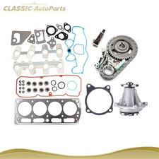 Head Gasket Set Timing Chain Kit Water Pump For GMC Sonoma Chevy 2.2L 1998-2003