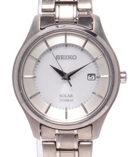 Seiko Watch V137-0Cs0 Solar White Women
