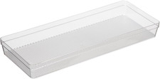 Clear Drawer Organizer - 6.25" X 15.75" - Ideal for Organizing Kitchen Drawers,