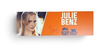 Julie Benz - Autographed Nickel City Comicon 2026 Nameplate event used