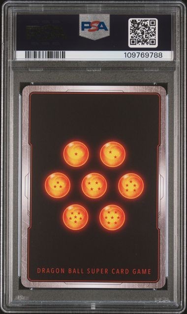 DRAGON BALL SUPER HISTORY OF Z 039 SSB VEGETA CONVICTION SERIALIZED /100 PSA 10 view 2